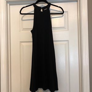 Express black high neck cotton dress. Size XS